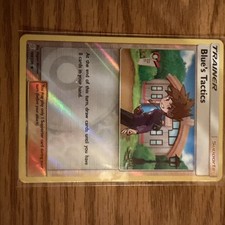 POKEMON BLUE'S TACTICS 188/236 REVERSE HOLO TRAINER UNIFIED MINDS LP+
