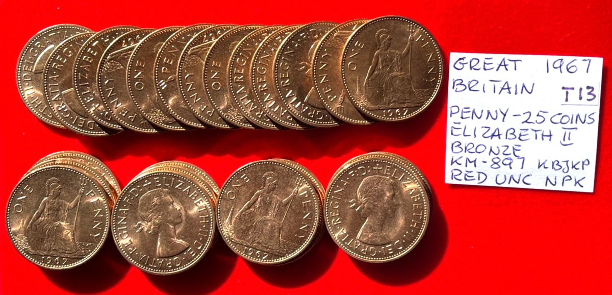 Uncirculated 1967 UK Pennies for sale | eBay