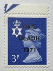 Ireland Political Propaganda Slogan Overprint in Irish on Northern Ireland Stamp