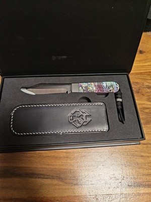 Jack Wolf Knives Backwoods FIXedc - S90V / Abalone - Melissa Miller Design