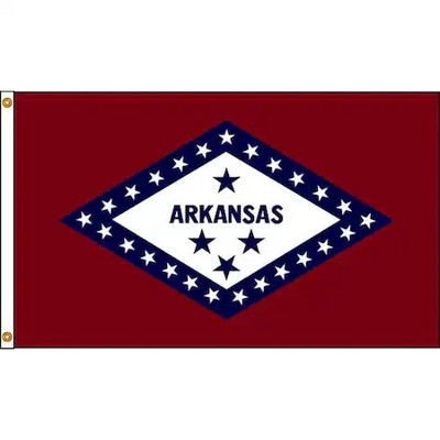 Annin Flagmakers 140380 Arkansas Flag, 5X8 Ft, Nylon