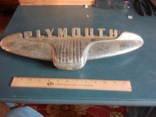 Vintage 1950s Plymouth Trunk Hood Ornament 1473321 Lot 25-49-f-c