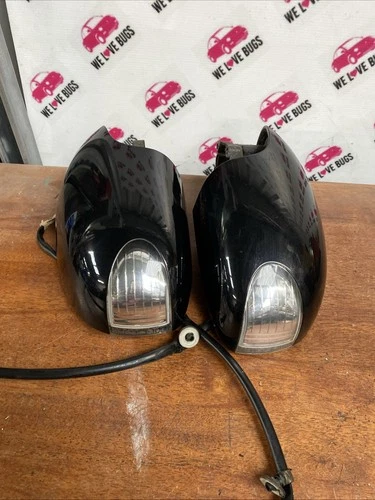 VW BEETLE CONVERTIBLE DRIVERS AND PASSENGER WING MIRROR BLACK