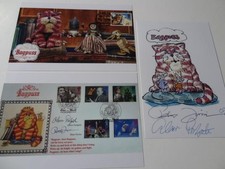 BAGPUSS PETER FIRMIN + OLIVER POSTGATE SIGNED PRE-PRINT PHOTOGRAPHS