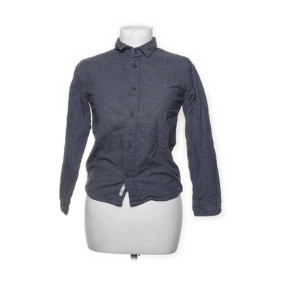 Quiksilver, Hemd, Größe: S, Grau/Blau, Baumwolle, Fischgräte, Flanell #HNq