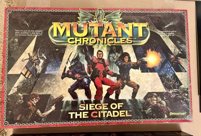 Pressman Mutant Chronicles Siege of the Citadel 1993 Board Game Unpunched