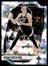 2024-25 Panini Prizm WNBA Ice Megan Gustafson Las Vegas Aces #78