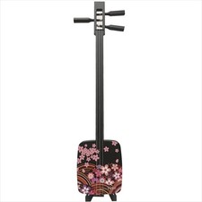 Sangenshi Kikuoka Shamisen Kojami Sansen Japanese Samisen Sakura Flower NEW