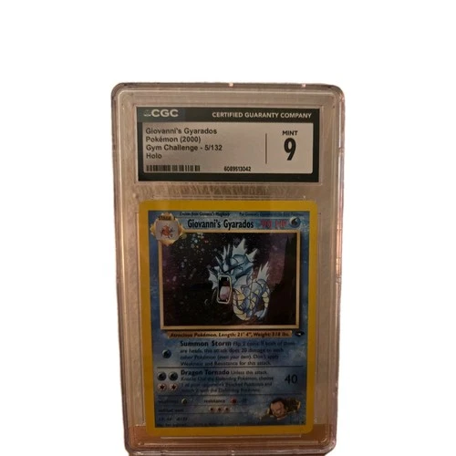 Giovanni's Gyarados Gym Challenge 5/132 Holo Rare CGC 9 Pokémon Card 2000