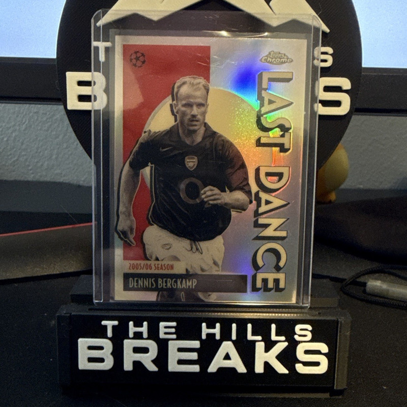Topps Chrome UEFA Dennis Bergkamp Joga Bonito Insert JB-1 Arsenal Soccer