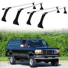 2Pair 63" Roof Ladder Rack Cross Bar Luggage Rack Carrier For Ford E-250 1996-On