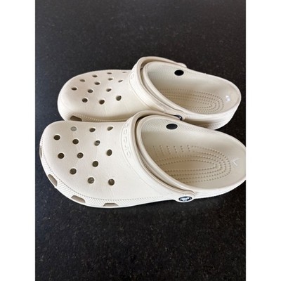 Crocs Classic Clog slip-on shoe Croslite  foam ivory, men 9 women's 11
