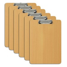 Klembord clipboard schijfbord met klem kantoorartikelen a4 set van 6