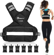 NEALFIT Weighted Vest for Women and Men 5-10LB / 2.3-4.5KG Adjustable