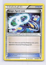 KYOGRE SPIRIT LINK 132/160 UNCOMMON PRIMAL CLASH POKEMON LP