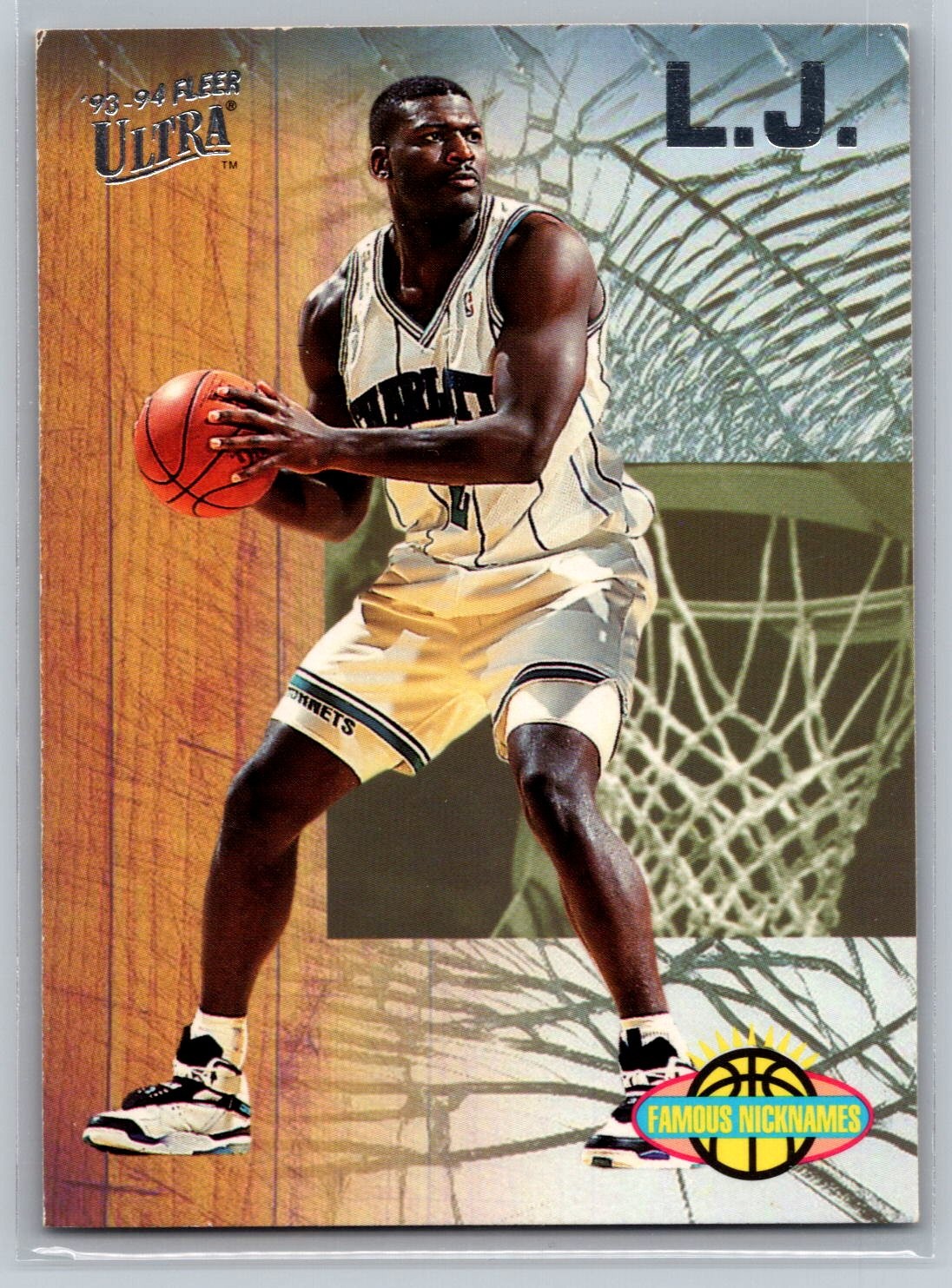 Larry Johnson 1993-94 Ultra Famous Nicknames BASKETBALL #6 Charlotte Hornets