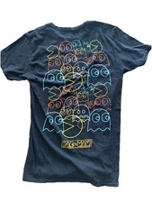 Vintage Pac-Man T Shirt Size S Blue Ch
