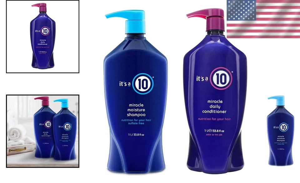 Moisturizing Shampoo & Conditioner Set 67.6 Fl Oz - Image 2 of 4