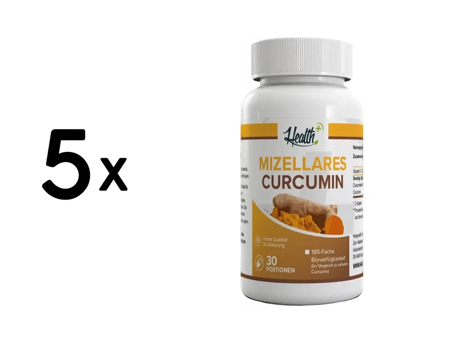 5 x Zec+ Health+ Curcumin (60) (317,30 EUR/kg) - Bild 1 von 1