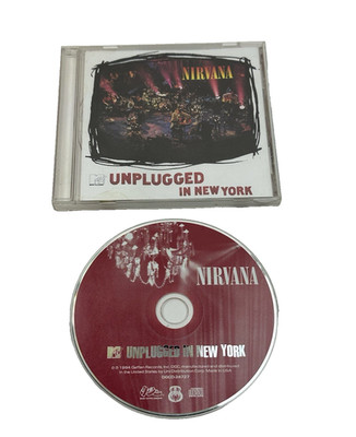 NIRVANA- MTV UNPLUGGED IN NEW YORK CD 1994 GEFFEN RECORDS DGC 24727