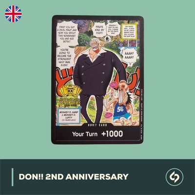 Don!! | ONE PIECE TCG | 2nd Anniversary | PROMO | ENGLISH | NM