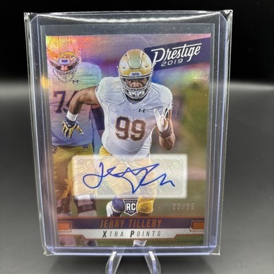 2019 Prestige Rookie Xtra Points Bronze Signatures 22/25 Jerry Tillery Auto