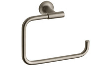 Kohler K-14441-BV Purist Wall Mounted Towel Ring, Vibrant Brushed Bronze