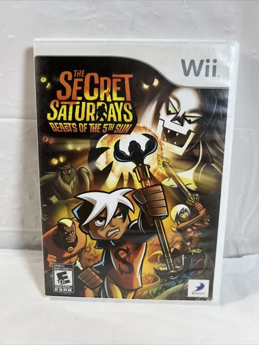 The Secret Saturdays: Beasts of the 5th Sun (Nintendo Wii) CIB Tested/Working