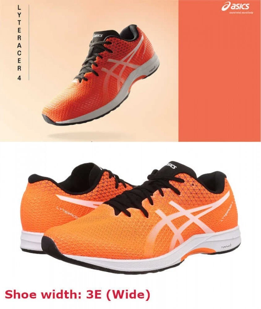 Men's LYTERACER Island Blue/White Running Shoes ASICS, 46 OFF