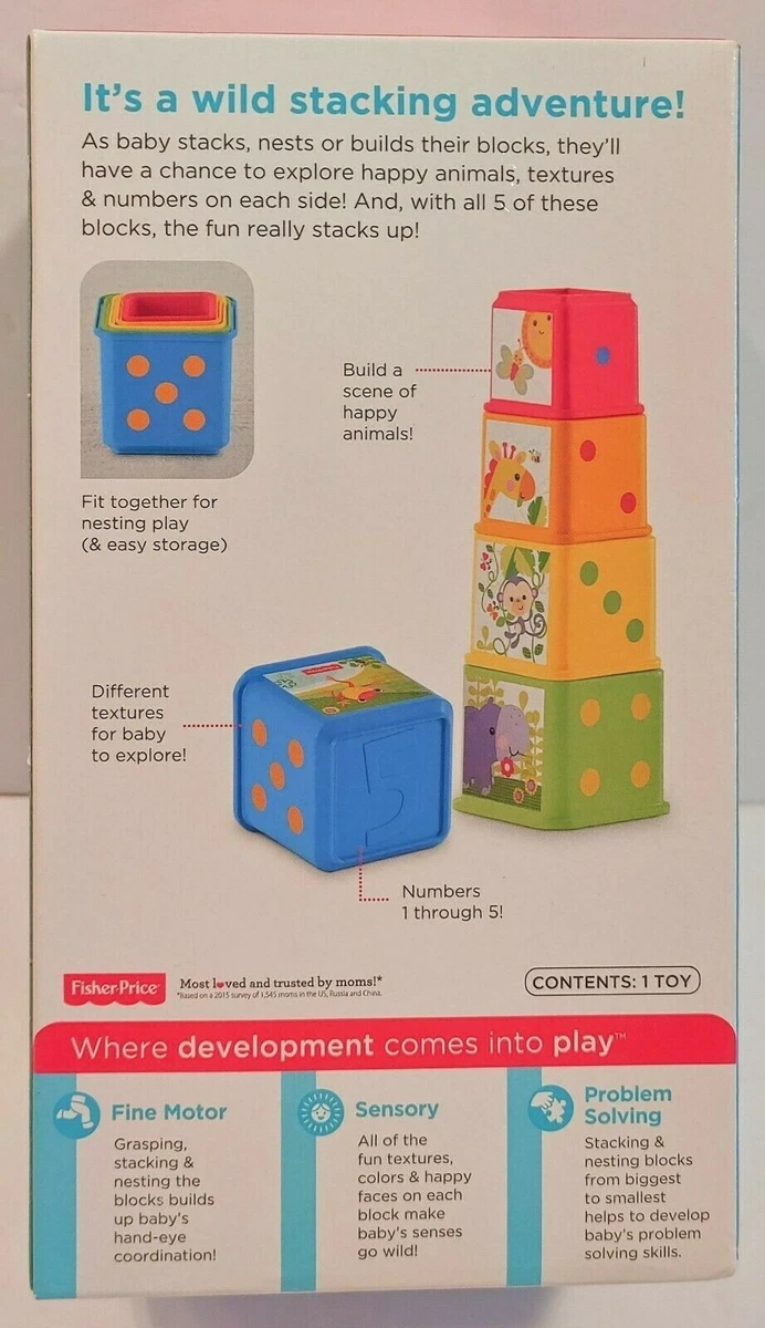 Fisher price sales stacking blocks