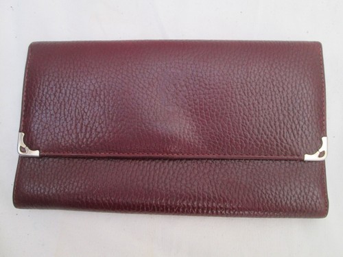 Portefeuille Clipsé Cuir Noir – Vintage – ROYAL Paris – Made In France – Femme