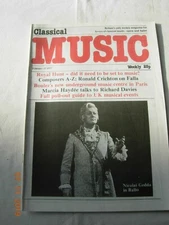 Classical Music Weekly 12 Feb 1977 Falla, Boulez IRCAM, London Sax 4tet, Gedda