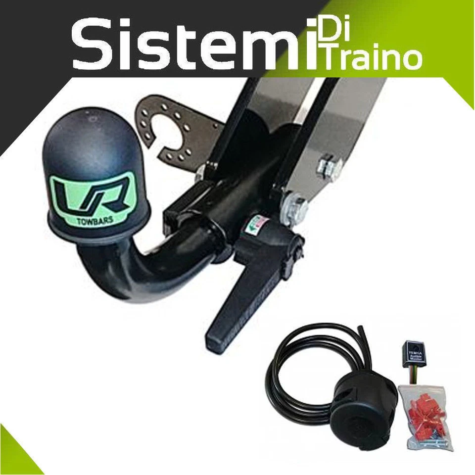 GANCIO TRAINO ESTRAIBILE PER FIAT PANDA 4X4 GPL 82-03 KIT 7 Poli