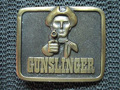gunslinger belt buckle
