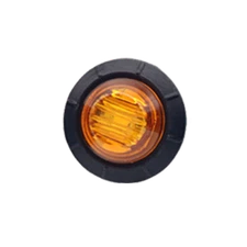 10x LED Round Side Marker Light 3/4" Bullet Lamp Truck Trailer Clearance RGB 12V