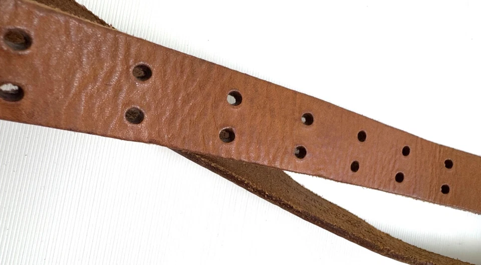 Cinto de couro Isabel Marant H&M marrom furos duplos tamanho 31-32/80 cm - Imagem 4 de 4