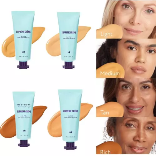 Westmore Beauty Creme All-Over Complexion Perfectors - Long-Lasting Moisturizing - Picture 2 of 20