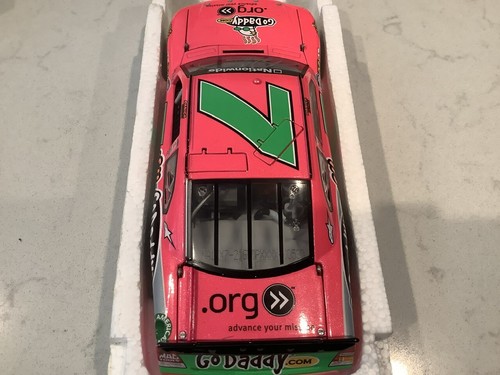 DANICA PATRICK AUTOGRAPHED 2012 CHEVY IMPALA GODADDY.COM PINK DIECAST & CARD - Picture 11 of 16