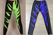 Unisex Men Women Spandex Zentai Flame Trousers Wrestling Tights/Pants