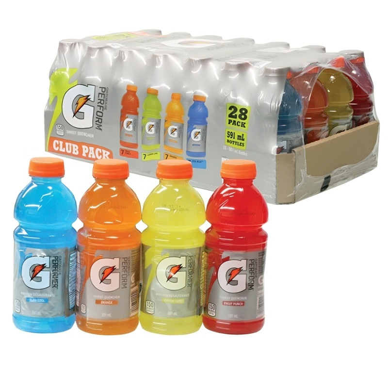 Gatorade Perform Club Pack - 591 ml (20 oz) - Pack de 28