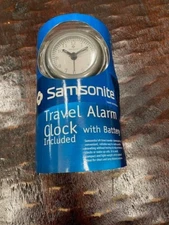 Samsonite Time Traveler Travel Alarm Clock Small Compact New in Box #1010681