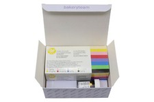 bakeryteam Glasurfarben Set 8 x 28 g + Braun