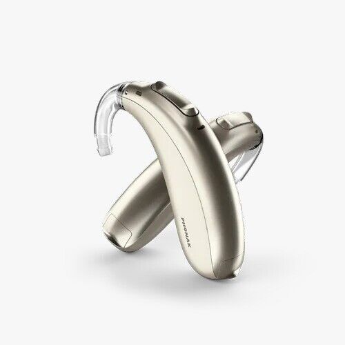 Brand New PhonaK Paradise Naida P50-PR Hearing Aids + Charger + 3 Yrs Warranty - Picture 1 of 5