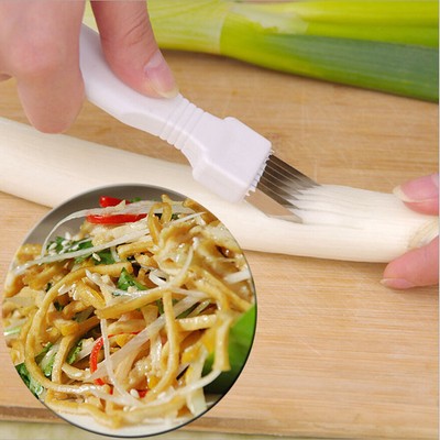  Stainless Steel Vegetable Green Spring Onion Scallion Slicer Shredder Cutter