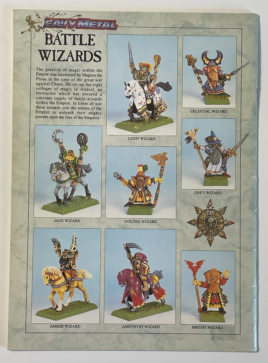 Warhammer Fantasy Battle Magic 4th Edition 1992 OOP Book