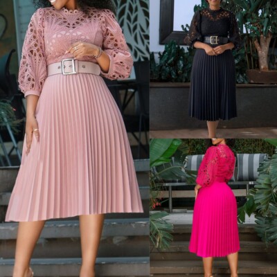 Plus Size Women Formal Bodycon Dress Evening Party Wedding Prom Gown  Cocktail