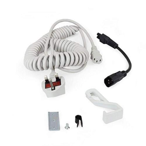 Ergotron Coiled Extension Cord Accessory Kit - Power Cable Kit - 2.... NEW - Zdjęcie 1 z 1