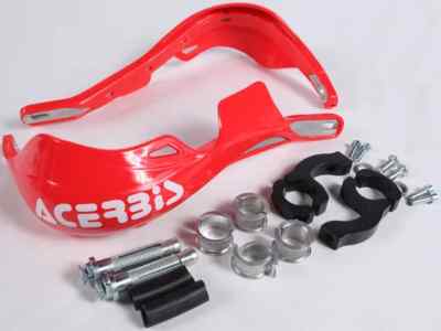 Acerbis Raly Pro Hand Guards Red Yamaha Raptor 350 04-13