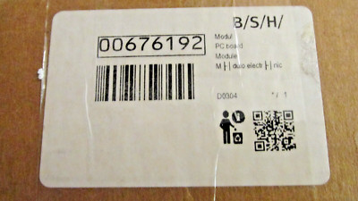 BOSCH /THERMADOR RANGE - CONTROL BOARD - 00676192 - New (Open box)