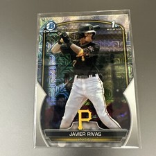 2023 Bowman Chrome Prospects: Javier Rivas Mojo Refractor #BCP-159 Baseball Card